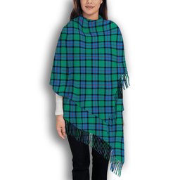 ScotsTee Shop Scottish Flower Of Scotland SC Solf Tartan Plaid Tassel Winter Scarf