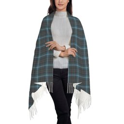 ScotsTee Shop Scottish Essence of Harris Solf Tartan Plaid Tassel Winter Scarf