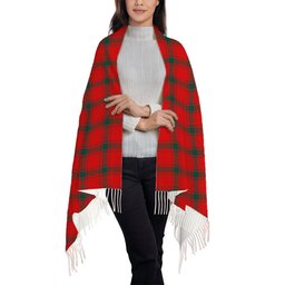 ScotsTee Shop Scottish Donald of Sleat Modern Solf Tartan Plaid Tassel Winter Scarf
