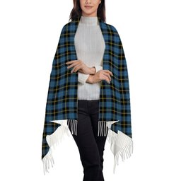 ScotsTee Shop Scottish Ewbank Modern Clan Solf Tartan Plaid Tassel Winter Scarf