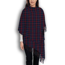 ScotsTee Shop Scottish Evans of Wales Solf Tartan Plaid Tassel Winter Scarf