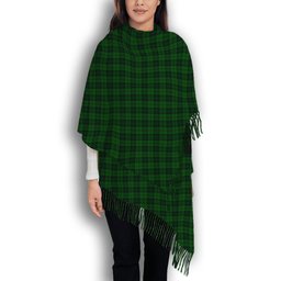 ScotsTee Shop Scottish Dunbar Hunting Solf Tartan Plaid Tassel Winter Scarf