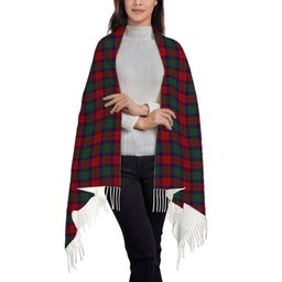 ScotsTee Shop Scottish Fraser of Struy Solf Tartan Plaid Tassel Winter Scarf