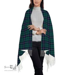ScotsTee Shop Scottish Douglas Green Modern Solf Tartan Plaid Tassel Winter Scarf
