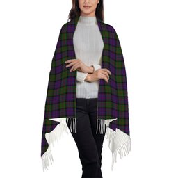 ScotsTee Shop Scottish Denovan The Lairdship of Solf Tartan Plaid Tassel Winter Scarf