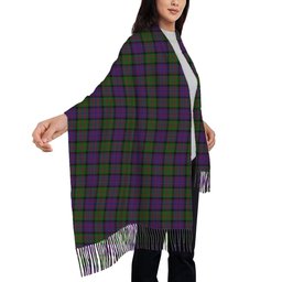 ScotsTee Shop Scottish Denovan The Lairdship of Solf Tartan Plaid Tassel Winter Scarf