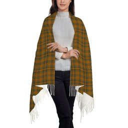 ScotsTee Shop Scottish Donachie of Brockloch Ancient Hunting Solf Tartan Plaid Tassel Winter Scarf