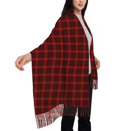 ScotsTee Shop Scottish Donald of Ardnamurchan Solf Tartan Plaid Tassel Winter Scarf