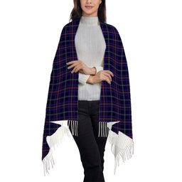 ScotsTee Shop Scottish Fitzgerald Hunting Solf Tartan Plaid Tassel Winter Scarf