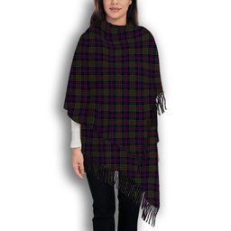 ScotsTee Shop Scottish Donald of Clan Ranald Solf Tartan Plaid Tassel Winter Scarf