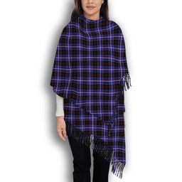 ScotsTee Shop Scottish Dunlop Modern Solf Tartan Plaid Tassel Winter Scarf