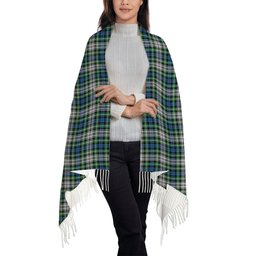 ScotsTee Shop Scottish Davidson of Tulloch Dress Ancient Solf Tartan Plaid Tassel Winter Scarf