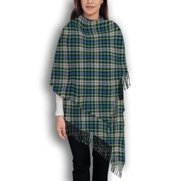 ScotsTee Shop Scottish Davidson of Tulloch Dress Ancient Solf Tartan Plaid Tassel Winter Scarf