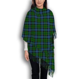 ScotsTee Shop Scottish Forsyth 1795 Solf Tartan Plaid Tassel Winter Scarf