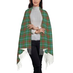 ScotsTee Shop Scottish Gayre Modern Solf Tartan Plaid Tassel Winter Scarf