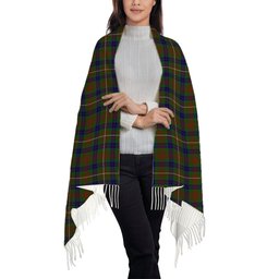 ScotsTee Shop Scottish Fraser Hunting 1 Solf Tartan Plaid Tassel Winter Scarf