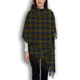 ScotsTee Shop Scottish Fraser Hunting 1 Solf Tartan Plaid Tassel Winter Scarf