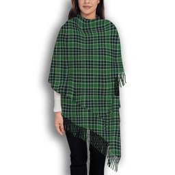 ScotsTee Shop Scottish Donald Lord of the Isles Hunting Modern Solf Tartan Plaid Tassel Winter Scarf