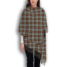 ScotsTee Shop Scottish Dundee 2003 Ancient Clan Solf Tartan Plaid Tassel Winter Scarf