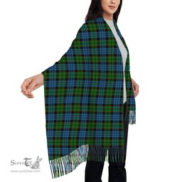 ScotsTee Shop Scottish Fletcher 2 Solf Tartan Plaid Tassel Winter Scarf