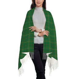 ScotsTee Shop Scottish Galloway Green Ancient Solf Tartan Plaid Tassel Winter Scarf
