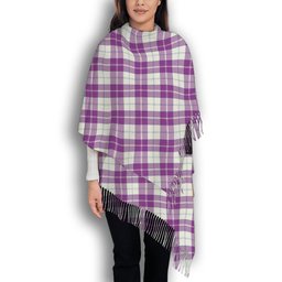 ScotsTee Shop Scottish Dunlop Dress Ancient Solf Tartan Plaid Tassel Winter Scarf