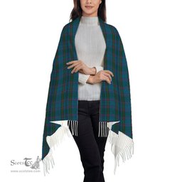 ScotsTee Shop Scottish Watkins of Wales Solf Tartan Plaid Tassel Winter Scarf