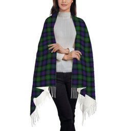 ScotsTee Shop Scottish Rose Hunting Solf Tartan Plaid Tassel Winter Scarf