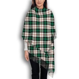 ScotsTee Shop Scottish Ross Arisaid Modern Solf Tartan Plaid Tassel Winter Scarf