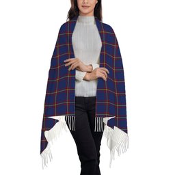 ScotsTee Shop Scottish McLaine of Lochbuie Solf Tartan Plaid Tassel Winter Scarf