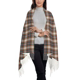 ScotsTee Shop Scottish McFarlane Dress Ancient Solf Tartan Plaid Tassel Winter Scarf