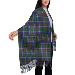 ScotsTee Shop Scottish Ogilvie (Ogilvy) Hunting Modern Solf Tartan Plaid Tassel Winter Scarf