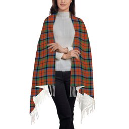 ScotsTee Shop Scottish McNachten Ancient Solf Tartan Plaid Tassel Winter Scarf