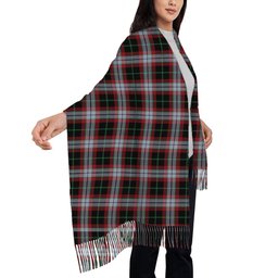 ScotsTee Shop Scottish Lindsay Hunting Ancient Solf Tartan Plaid Tassel Winter Scarf