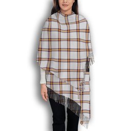ScotsTee Shop Scottish Young Christina Modern Solf Tartan Plaid Tassel Winter Scarf
