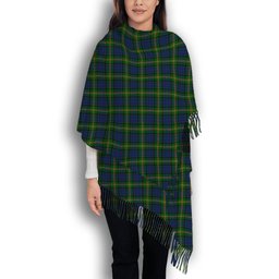 ScotsTee Shop Scottish Maitland Chief Solf Tartan Plaid Tassel Winter Scarf
