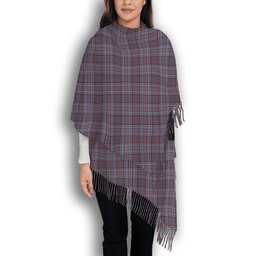 ScotsTee Shop Scottish Royal Canadian Air Force Ancient Solf Tartan Plaid Tassel Winter Scarf