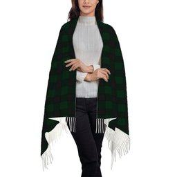 ScotsTee Shop Scottish Rob Roy Hunting Solf Tartan Plaid Tassel Winter Scarf