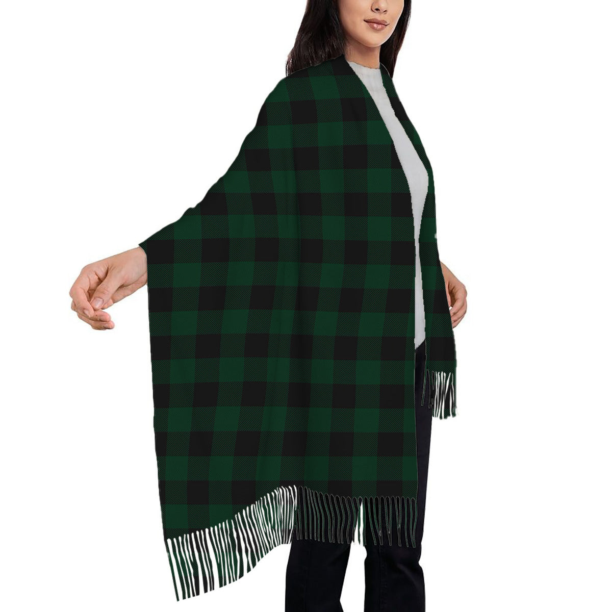 ScotsTee Shop Scottish Rob Roy Hunting Solf Tartan Plaid Tassel Winter Scarf