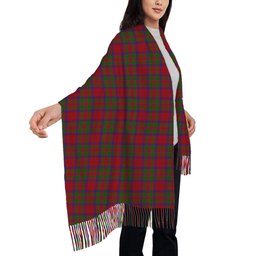 ScotsTee Shop Scottish MacFadyan MacGregor Hastie Solf Tartan Plaid Tassel Winter Scarf