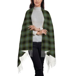 ScotsTee Shop Scottish MacIver Family Solf Tartan Plaid Tassel Winter Scarf
