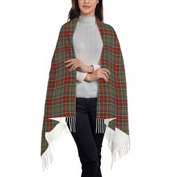 ScotsTee Shop Scottish Muirhead Hunting Modern Solf Tartan Plaid Tassel Winter Scarf
