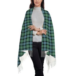 ScotsTee Shop Scottish Melville SC Solf Tartan Plaid Tassel Winter Scarf