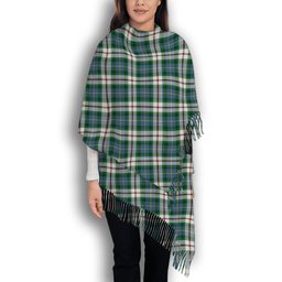 ScotsTee Shop Scottish McLeod Of Californian Ancient Solf Tartan Plaid Tassel Winter Scarf