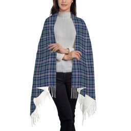 ScotsTee Shop Scottish MacHinery Dress Solf Tartan Plaid Tassel Winter Scarf