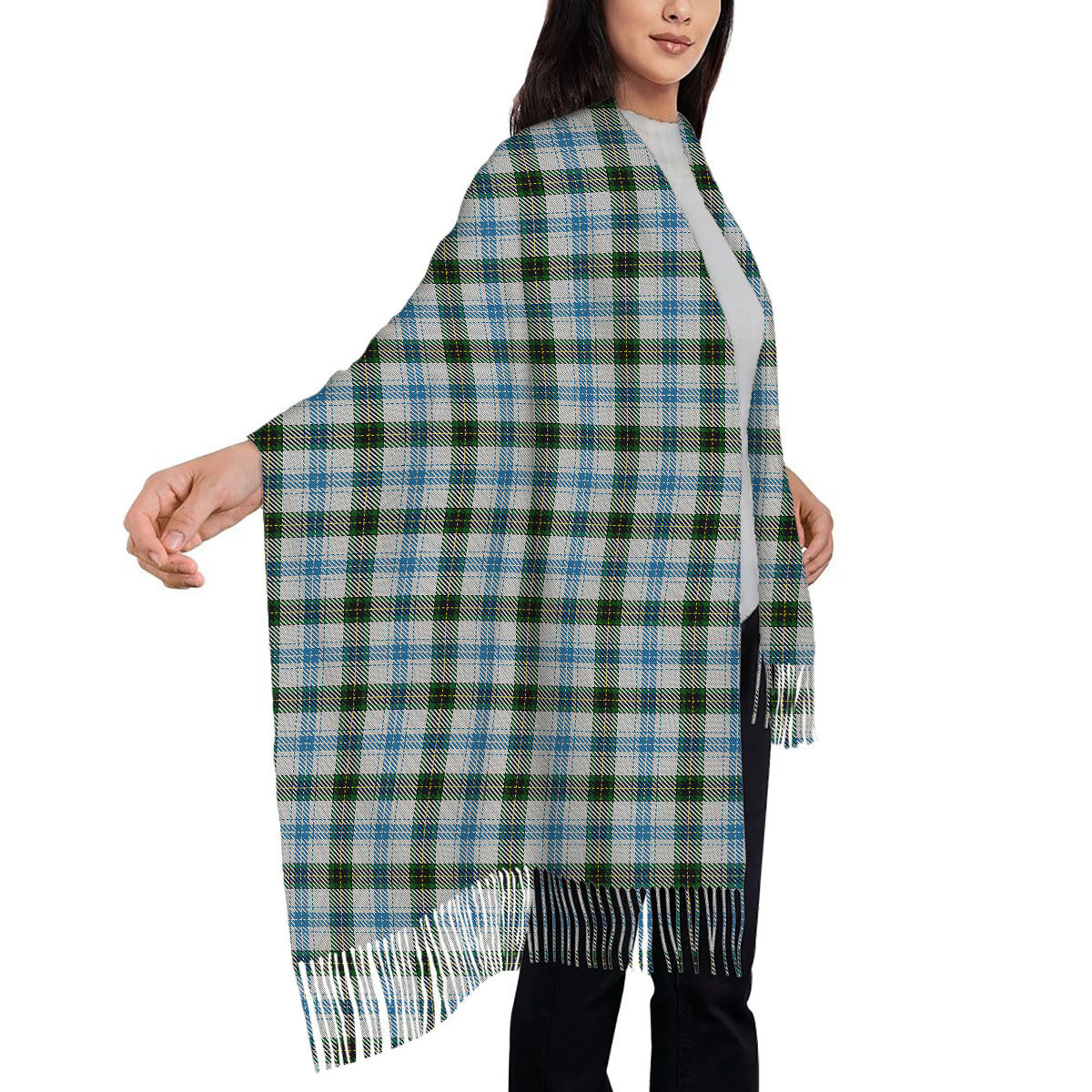 ScotsTee Shop Scottish Henderson Dress 1 Solf Tartan Plaid Tassel Winter Scarf