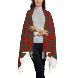 ScotsTee Shop Scottish McKintosh Modern Solf Tartan Plaid Tassel Winter Scarf