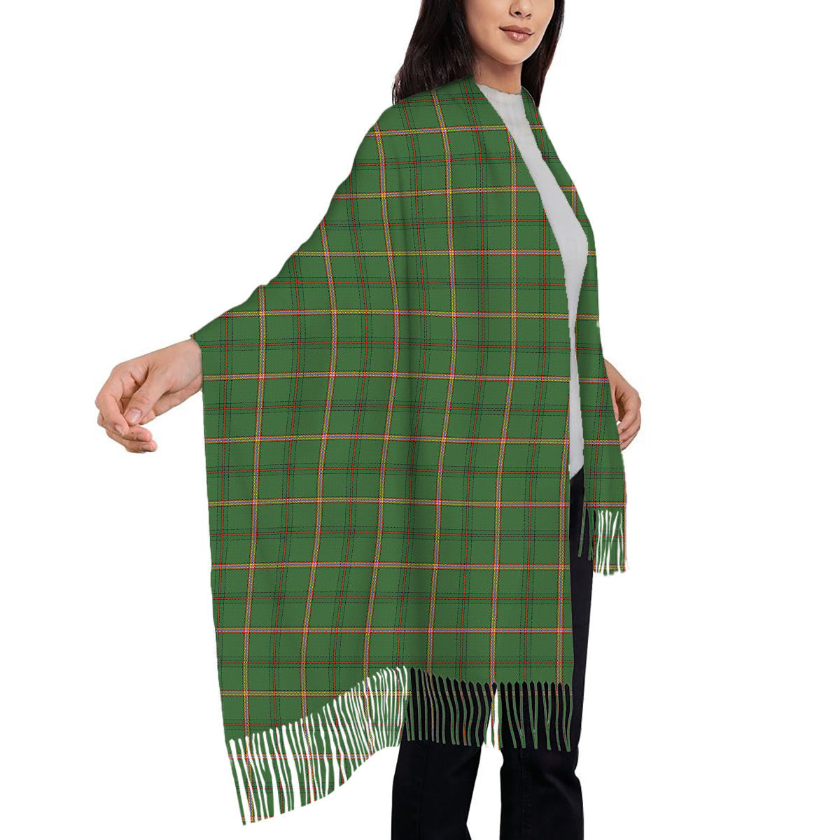 ScotsTee Shop Scottish Strachan Hunting Ancient Solf Tartan Plaid Tassel Winter Scarf