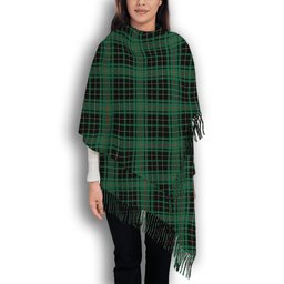 ScotsTee Shop Scottish McAuley Hunting Ancient Solf Tartan Plaid Tassel Winter Scarf