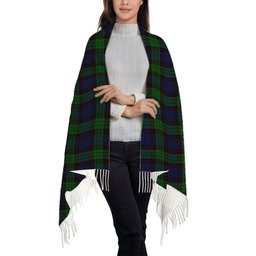 ScotsTee Shop Scottish Stewart Old Solf Tartan Plaid Tassel Winter Scarf